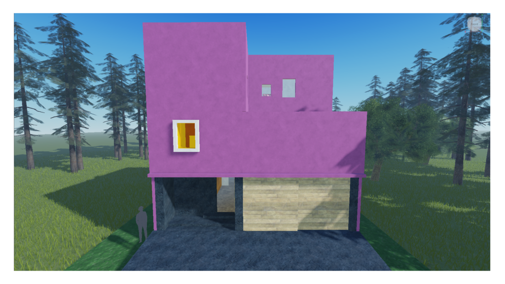 Casa Giraldi de Luis Barragán en Roblox