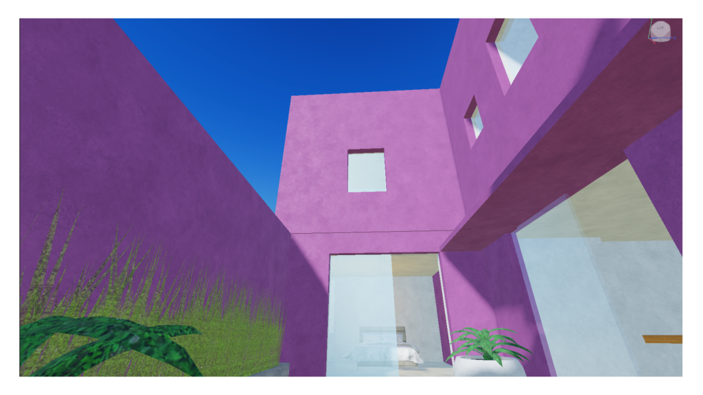 Casa Giraldi de Luis Barragán en Roblox
